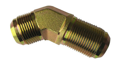 Adaptor American Hydraulic Pipe Fittings 45 Derajat JIC Male Hydraulic Flared 6J4 Seires